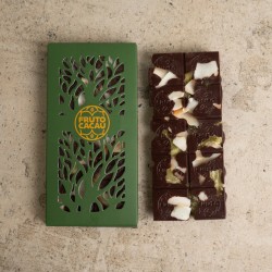 Barra Gourmet 70% Zero Açúcar Lascas de Coco e Abacaxi - 80 gr