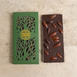 Barra Gourmet  70% Zero Açúcar com Castanha de Baru - 80 gr 