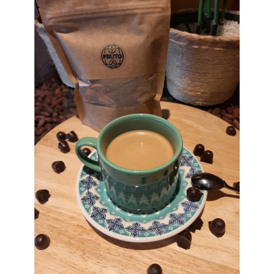Capuccino com Whey Protein com gotas de chocolate 70% Zero Açúcar - 250 g Capuccino com Whey Protein com gotas de chocolate 70% Zero Açúcar - 250 g