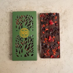Barra Gourmet 70% Zero Açúcar Frutas Vermelhas - 80 gr