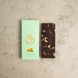 Chocolate 70% com Xylitol e Pistache - 80 gr