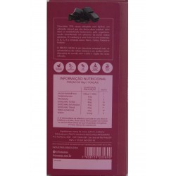 Chocolate 70% com Xylitol e Cranberry - 30 gr